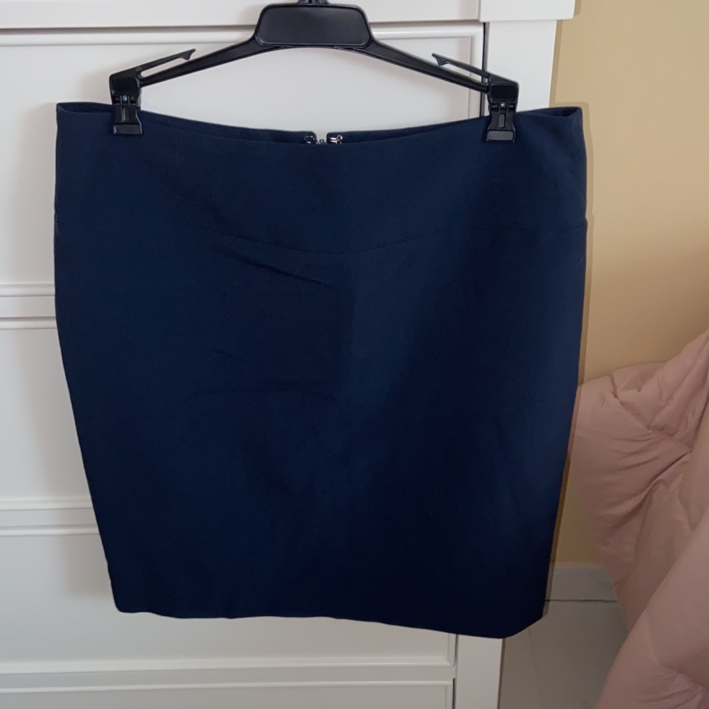 Like New Alfani Pencil Skirt (Navy Blue)
